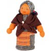 Dolls4Tibet Tibetská handrová bábika Babička, 10 cm