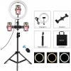 Puluz Selfie Ring kruhové LED svetlo + statív PKT3070B