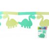 Girlanda farebná dinosaurus 3m