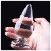Sklenený análny kolík Big Glass Butt Plug