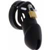 Hidden Desire Extreme Chastity Cock Cage Silicone Black L