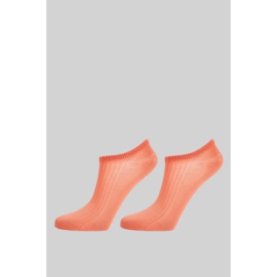 Gant ponožky LYOCELL RIB LOW CUT SOCKS 2-PACK ružová