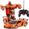 Mamido Auto Robot Transformers 2v1 na dálkové ovládání RC, oranžové (S-27-6KX-ORANGE)