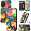 Peňaženkové 3D puzdro CaseNeo na Oppo A38 - Colorful Cloud