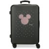 JOUMMABAGS ABS Cestovný kufor Mickey black ABS plast, 68x48x26 cm 70 l