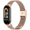 Xiaomi Milánsky ťah - kovový náhradný remienok pre Mi Smart Band 8/9 Rose Gold MBSCZ-MMG03