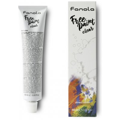 Fanola Free Paint farba na vlasy Clear biela 60 ml