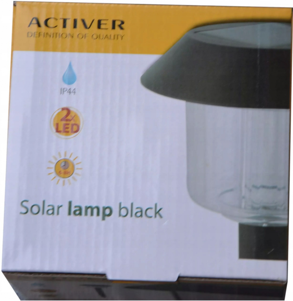 Lampa solární VTP 0932000 plast