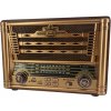 Kuchynské rádio Retro FM/AM/SW USB/TF Bluetooth Aku 18650 Reproduktor Anténa 8W
