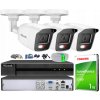 Hilook by Hikvision Sada na monitoring TurboHD, 3 vonkajšie kamery Hybrid Light 2Mpx, 4-kanálový rekordér - HiLook od Hikvision