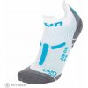 UYN RUN 2IN dámske ponožky, white/turquoise 41/42