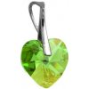 iŠPERKY Strieborný prívesok srdiečko Swarovski ID|110888