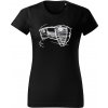 T-ričko Alfa Romeo Giulia GTA dámske tričko Farba trička: Čierna, Farba potlače: Biela, Veľkosť: XXL