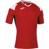 Joma Futbalový dres T-SHIRT CREW III RED-WHITE-NAVY S/S Veľkosť: 6XS/5XS