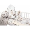 6-dielna výhod. sada s darčekom pre bábätko Baby Nellys, 135x100 Zvířátka na mráčku,bežová, 135x100