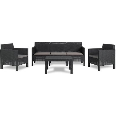 Toomax PENELOPE 5 SEATER záhradný plastový set - grafit