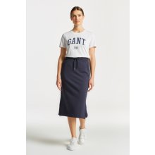 Gant Icon G Essential Jersey Skirt modrá