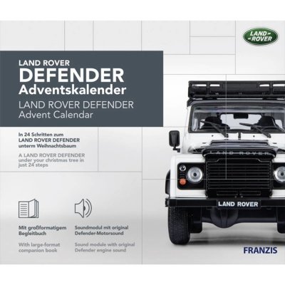 Franzis Verlag GmbH Franzis adventní kalendář Land Rover Defender se zvukem 1:43