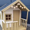 Drevený domček pre deti Farba: Béžová