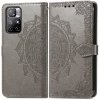 PROTEMIO 37415 ART Peňaženkový kryt Xiaomi Poco M4 Pro 5G / Redmi Note 11S 5G ORNAMENT šedý