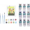 Kreatívny set maľovanie podľa čísel 20x30 cm MIX - motýľ