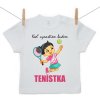 Boodyy Tričko s krátkym rukávom Keď vyrastiem budem tenistka 134 (8-9 rokov)