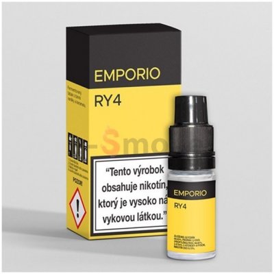 10 ml RY4 Emporio e-liquid, obsah nikotínu 12 mg
