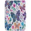 Puzdro Durable Lock PB-04 pre Pocketbook 616 / 617 / 618 / 627 / 628 / 632 / 633 - motív Butterfly (Obal na Pocketbook 616/617/618/627/628/632/633, Durable Lock, motív Butterfly + záruka 3 roky + darč