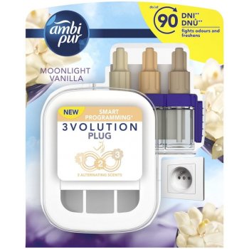 Ambi Pur 3vol strojek + náplň Moonlight vanilla 20 ml