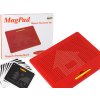Lean Toys Magnetická tabuľa Educational Pad Balls Templates Red 714 ks.