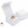 JK Box Biela darčeková krabička na prsteň alebo náušnice VG-3/AW