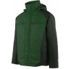MASCOT® bunda FRANKFURT Green/black (Nepremokavá zateplená hrubá bunda)
