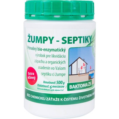 Baktoma Baktérie do žumpy a septiku ZS 3 x 0,5 kg