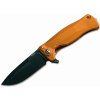 LionSteel 01LS111 SR-11 Aluminium Orange Black vreckový nôž 9,4 cm, oranžová, hliník, rozbíjač skla