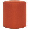 Noo.ma Pouf Folk Tall, terracotta wool