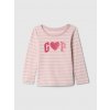 GAP Baby tričko s logom Ružová 5YRS Ružová Ružová