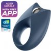 Nabíjací, vodotesný smart krúžok na penis Satisfyer Royal One modrý