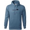 EKG hasiči - Mikina pánska Cape s kapucňou - M ( Denim )