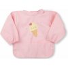 Saro Baby Nepriepustný podbradník s rukávkami Ice Cream