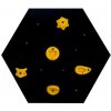 Duvlan hexagonálna lezecká stena 81x71 cm black