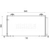 MAHLE ORIGINAL Kondenzátor klimatizácie AC 823 000S