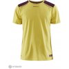 Craft PRO Hypervent SS tričko, žltá/fialová XL