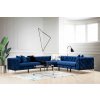 Atelier Del Sofa Rohová sedačka Como pravá– Námornícka modrá