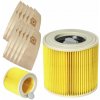 Filter do vysávača Karcher WD2, WD3, MV + 10x vrecko do vysávača Súprava