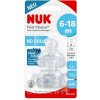 Nuk Náustok Flow Control 6-18 m 2 ks Transparentná