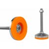Onpira Oceľové nastaviteľné nohy k stroju fixné Model: Ø60x145 mm / M12