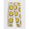 Baby fleece tepláky Gap × SmileyWorld® Unisex Béžová 4 ROKY Béžová Béžová