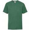 Fruit of the Loom F37•Kids Valueweight Tee zelená