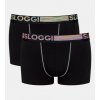 Pánské boxerky sloggi men GO ABC Natural B Hipster 2P 0004 000L - Farba: 0004 čierna, Veľkosť: L