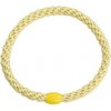 Gumička do vlasov Kknekki Slim Light Yellow